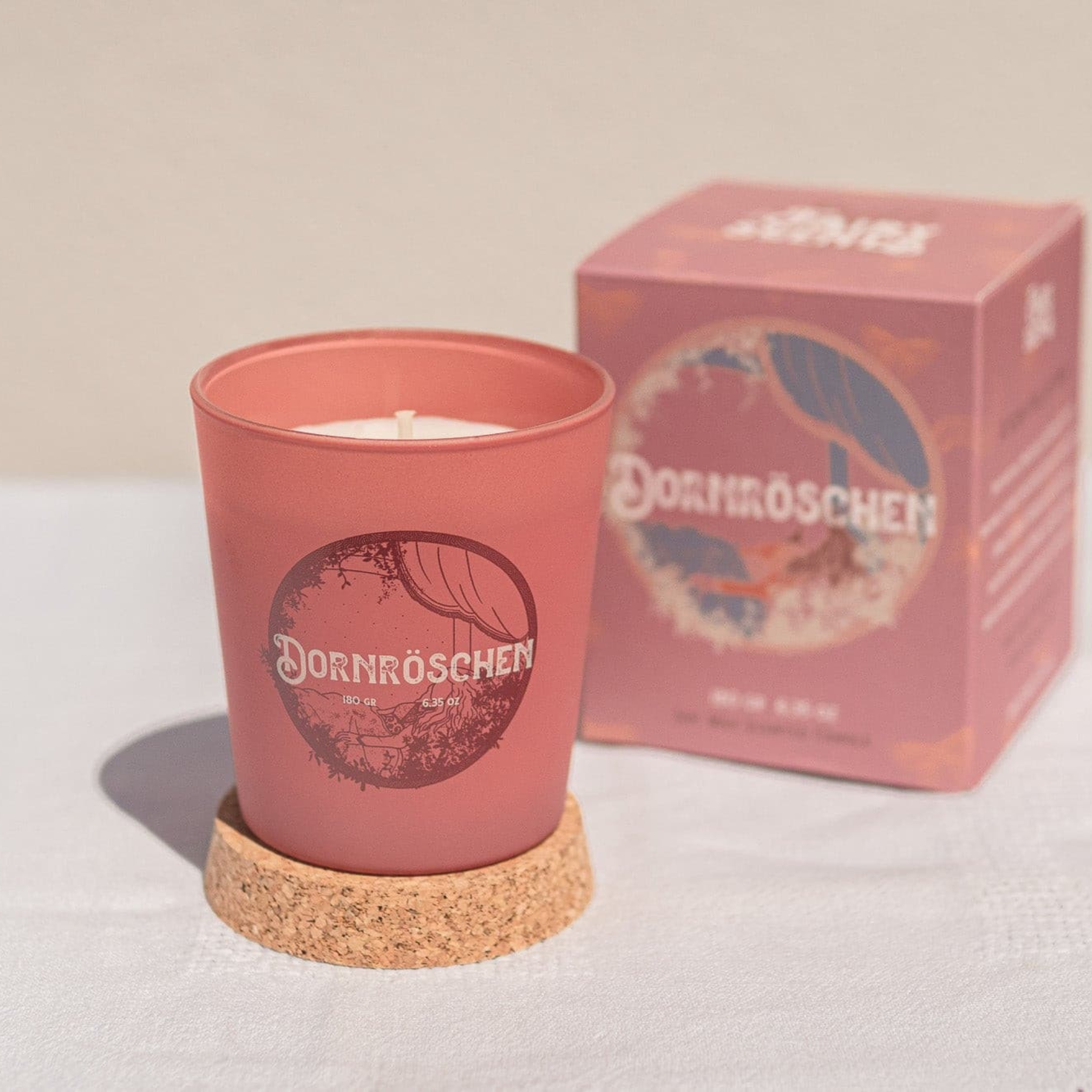 Dornröschen Duftkerze